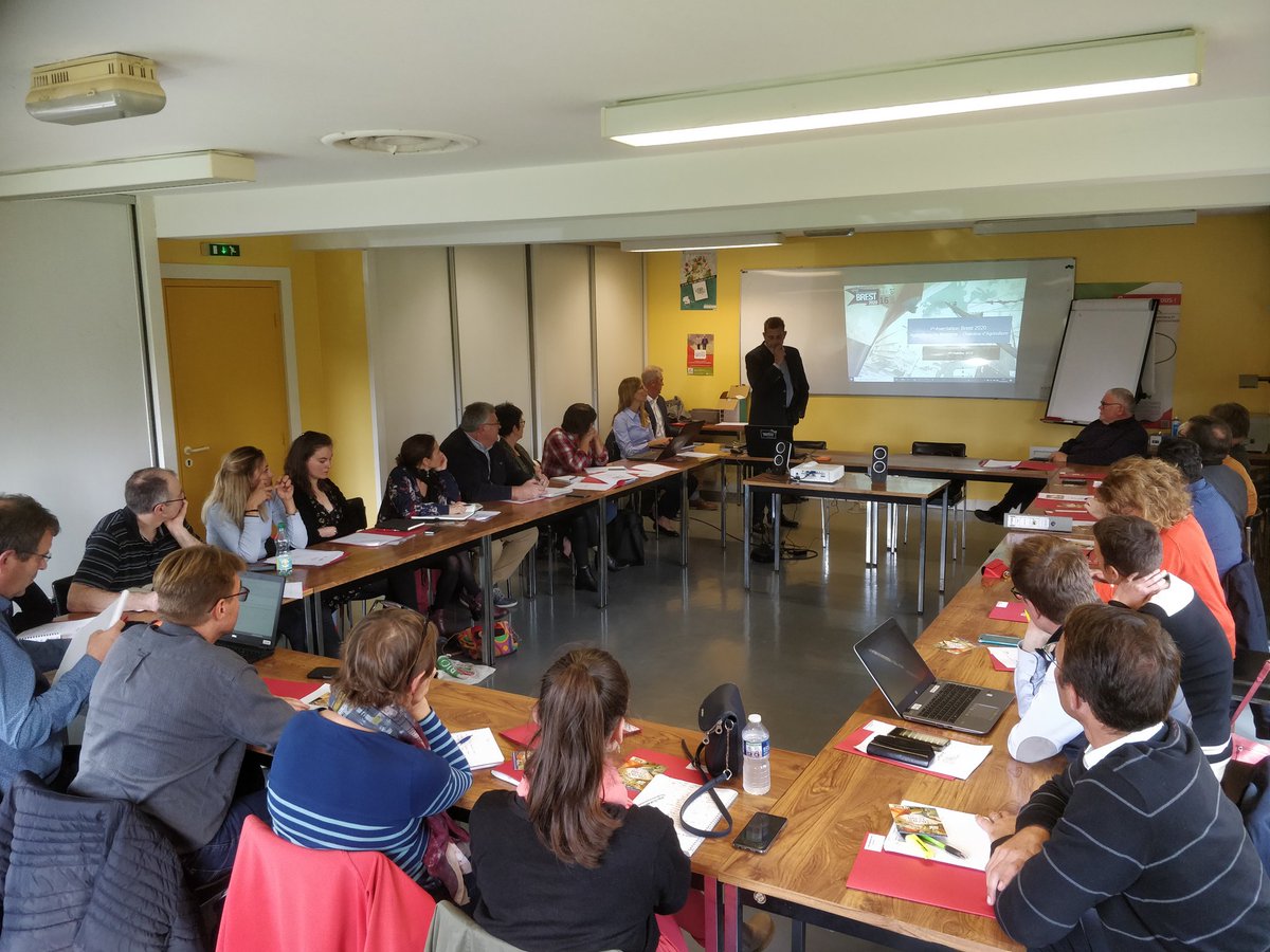 Première réunion d'information <a href="/brest_2020/">Brest2020</a> pour le monde agricole. Tout un ensemble d'acteurs pour organiser une édition 2020 mémorable ! #brest2020 #agribretagne