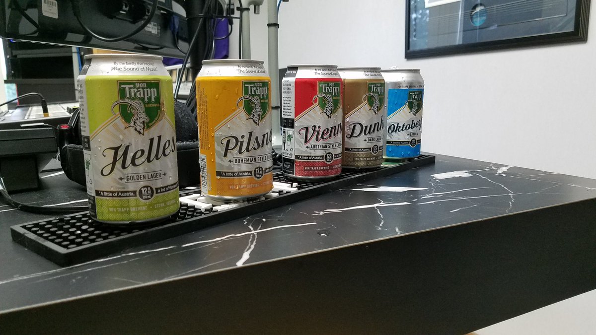 In the 9am hour, we're swimming in a sea of lagers with Sam from <a href="/vonTrappBrewing/">von Trapp Brewing</a> and Keith from <a href="/EssexResortSpa/">Essex Resort & Spa</a> to talk about the Don't Go Bacon My Heart pig roast this Saturday. #vt