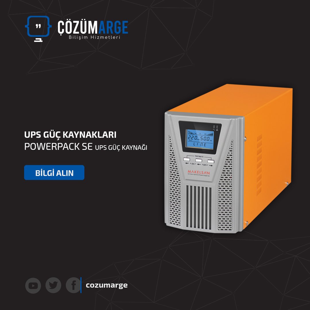 POWERPACK SE 3KVA UPS GÜÇ KAYNAĞI

Detaylı bilgi için ;
cozumarge.com.tr

#donanim #turnike #yuztanima #kartokuyucu #parmakizi #access #personel #kilit #buton #alarm #dedektor #otopark #bariyer #plaka #ogs #hgs #mobil #yazilim #plakatanima #mobilotopark #biletliotopark