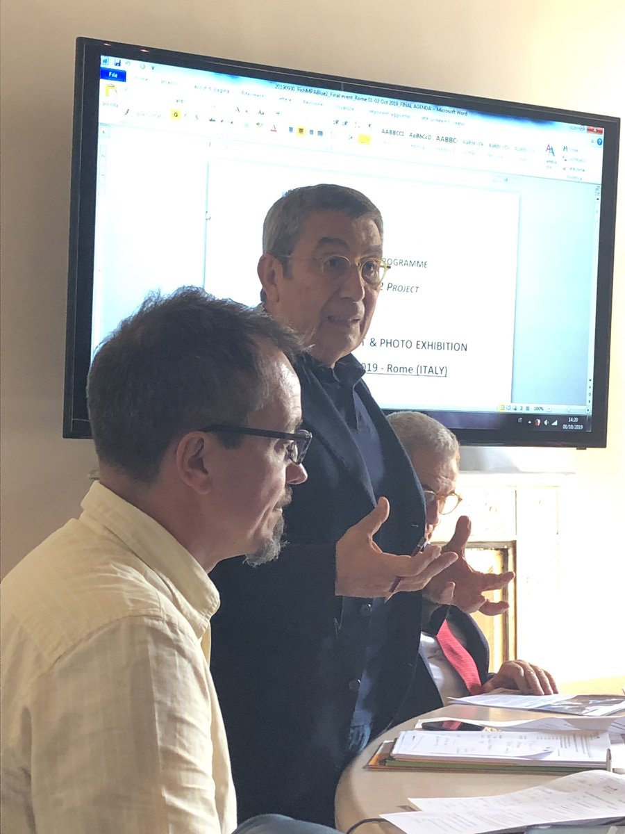 MedPAN's tweet photo. The final conference of the #FISHMPABLUE projet has just started in Rome. Representatives of European ministries of fisheries and other institutions will discuss how to capitalize on the outputs of the project. @Federparchi @WWFMed @MedPAN @APAM_Med #wwfadria @UN_FAO_GFCM hq https://t.co/By6li59FSE