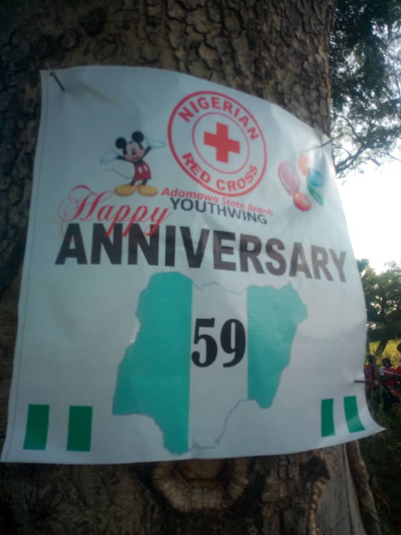 NRCS_Adamawa's tweet photo. Adamawa Branch Volunteers Celebrating Nigerian at 59 years of Independent in Girei LGA. https://t.co/BLl0kNJ1r4