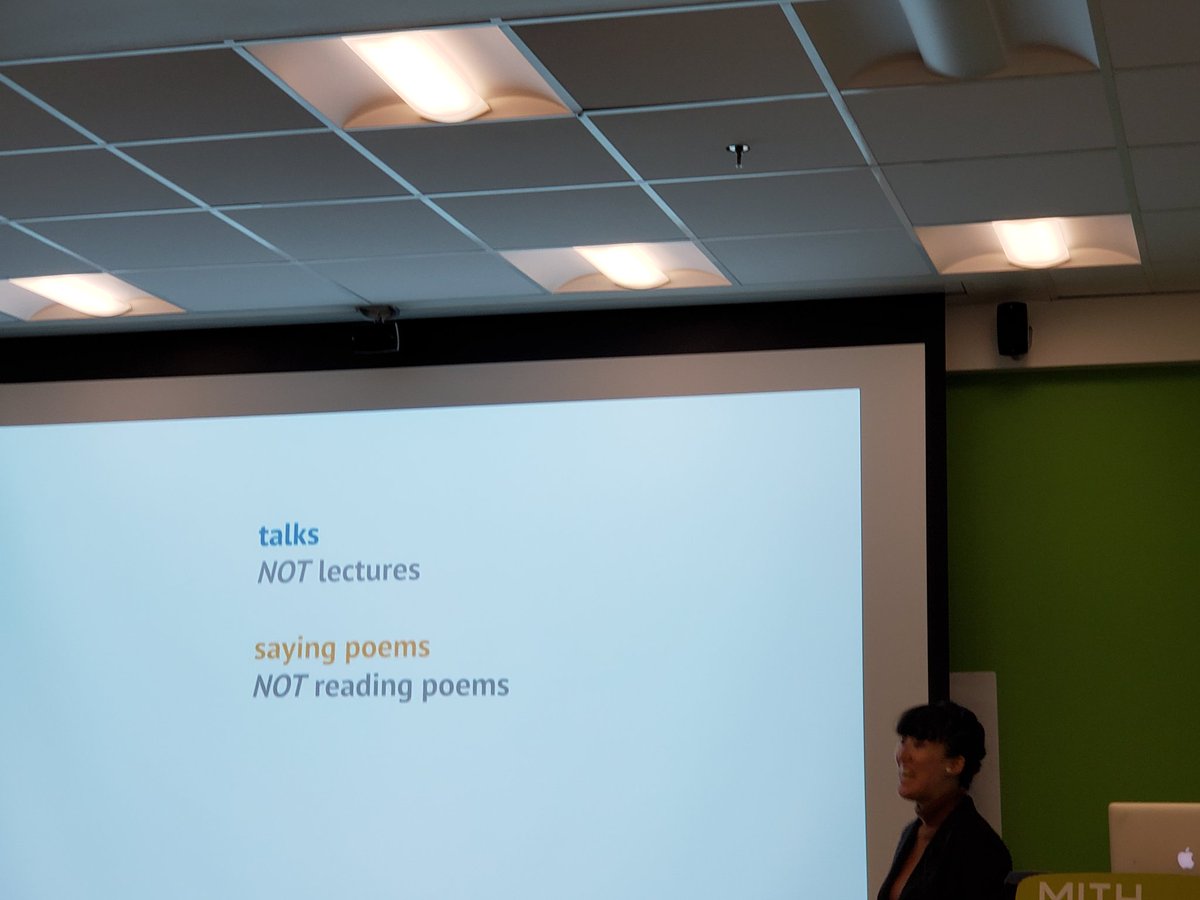 edsu's tweet image. .@setsukoyokoyama&apos;s editorial approach to publishing Robert Frost&apos;s talks resists the impulse to cut the recordings into &quot;singles&quot; of specific poems, and instead presents the complete recordings, where the poems are *said* rather than *read*. #mithdd