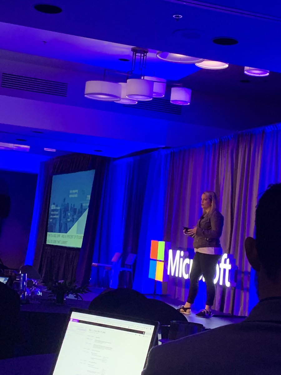 marthajez's tweet image. So pumped 👊 that @lauren_ryland1 is bringing #TheFutureOfLearning to #QuebecCity #CLC2019 woot- @MicrosoftEDU future is bright ☀️ 🌈