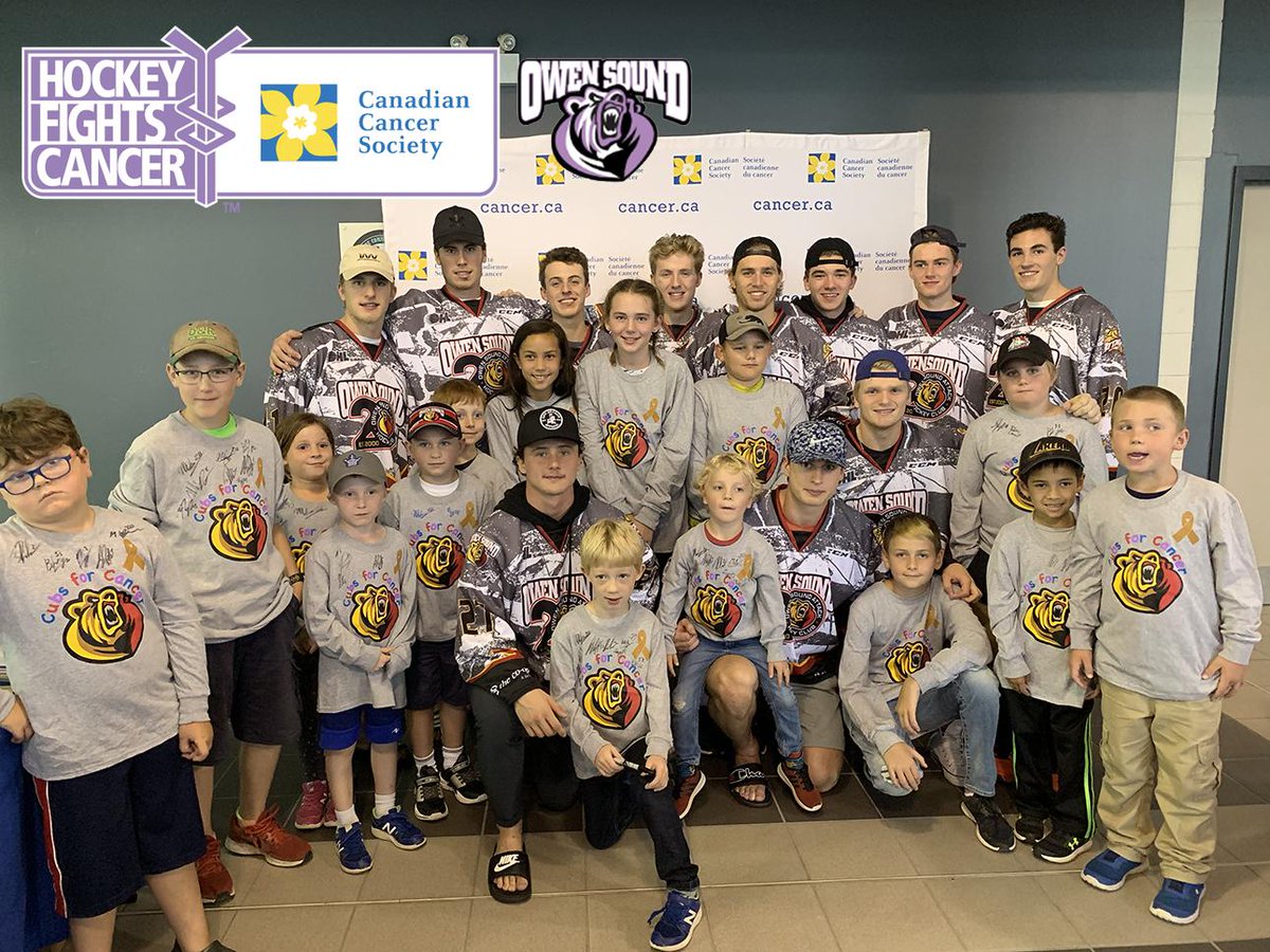 Our players have teamed up with local children for Hockey Fights Cancer! 

These kids will be shaving, cutting or chalking their hair to support those locally living with cancer. 

DETAILS &amp; WAYS TO SUPPORT: attackhockey.com/article/attack…

#MadeForMore