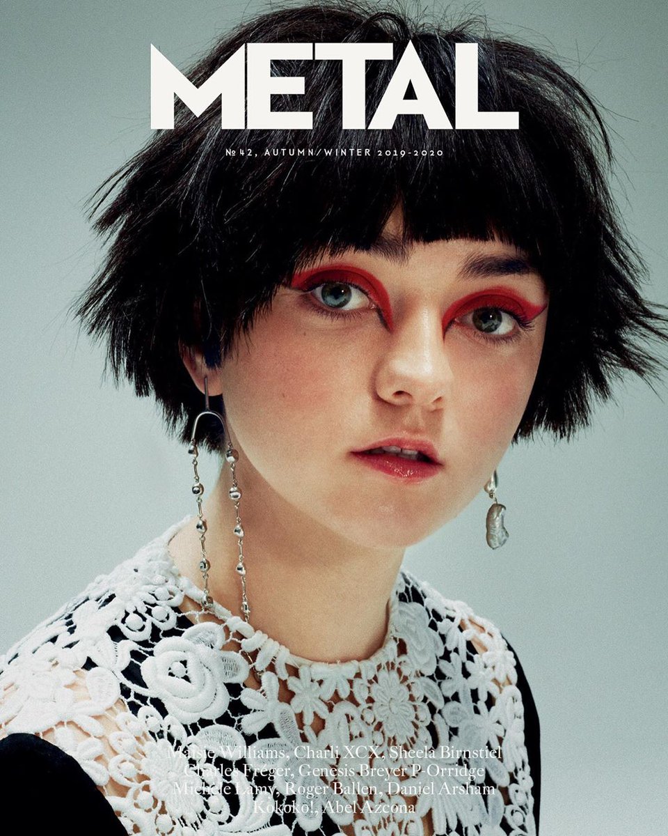 Magazine Covers On Twitter Maisie Williams For Metal Magazine