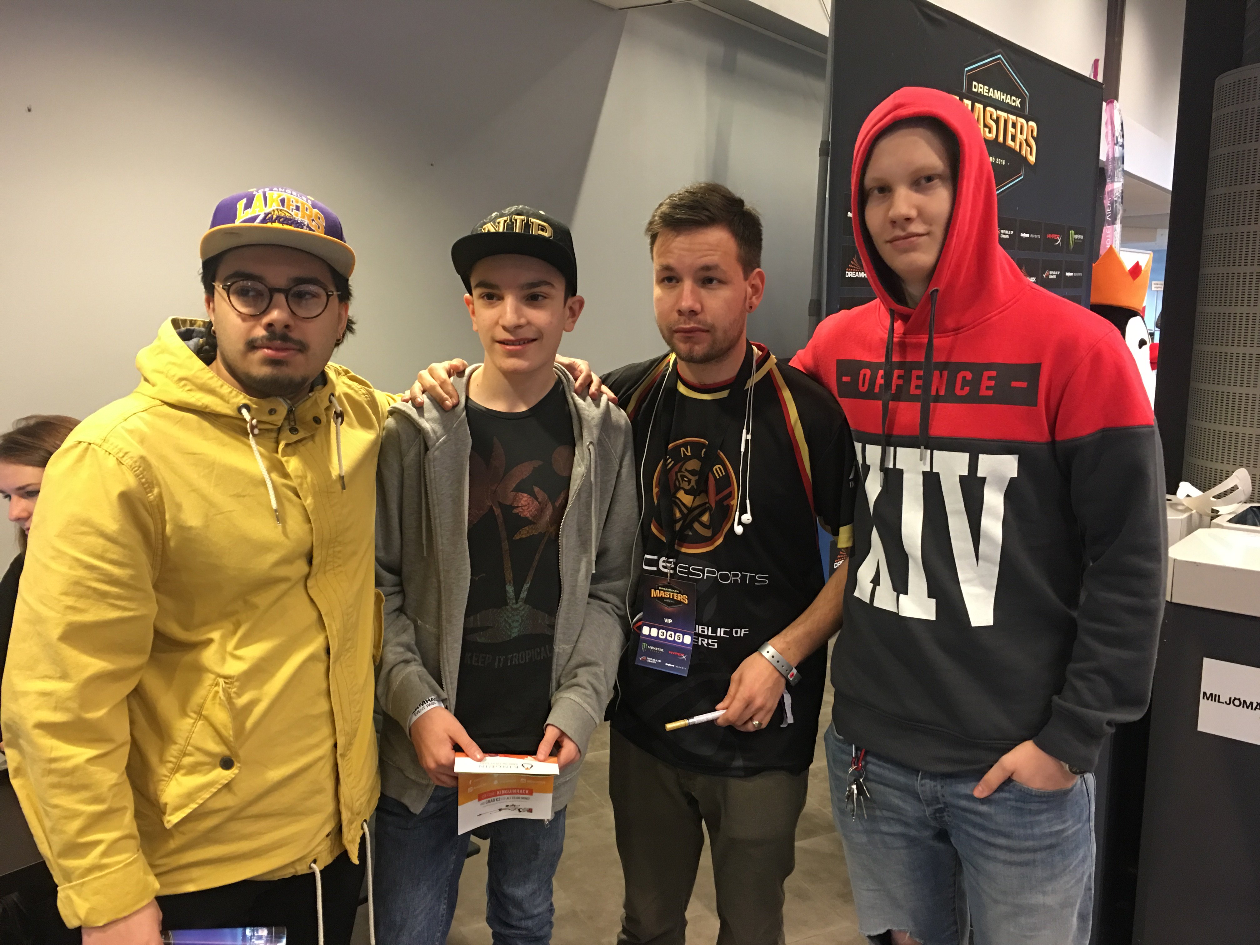 Plopski med allu på bild under DH Masters 2016. Två år senare spelade Plopski för Ninjas in Pyjamas på DH Masters 2018. (Bild: Valentin Gonzalez)