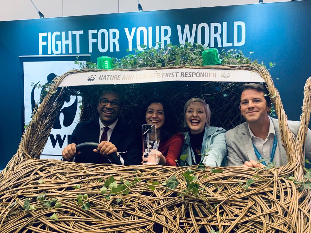 We did it again! Best stand at #CPC2019!

<a href="/wwf_uk/">WWF UK</a> put the Nature and Climate Emergency at the heart of Conservative Party Conference.

Thanks to all who visited and pledged action to #FightForYourWorld!