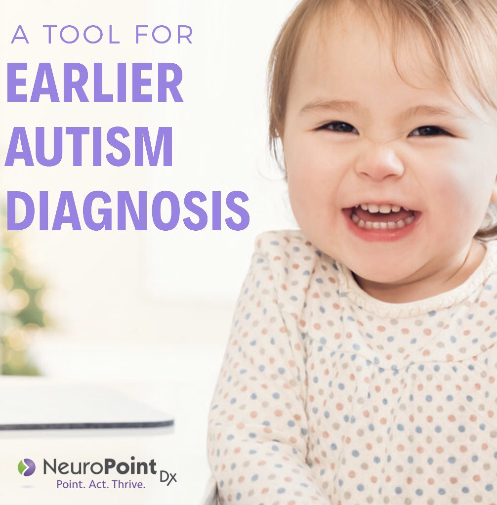 NeuroPointDX's tweet photo. The #NPDX #ASD test is a new tool to help children affected by #autism spectrum disorder (ASD). The test measures differences in the metabolism of children w/ an ASD DX in our clinical study, the Children’s Autism Metabolome Project https://t.co/7iskqExSHG
#autismtest #iep https://t.co/gW1NTPCV5v