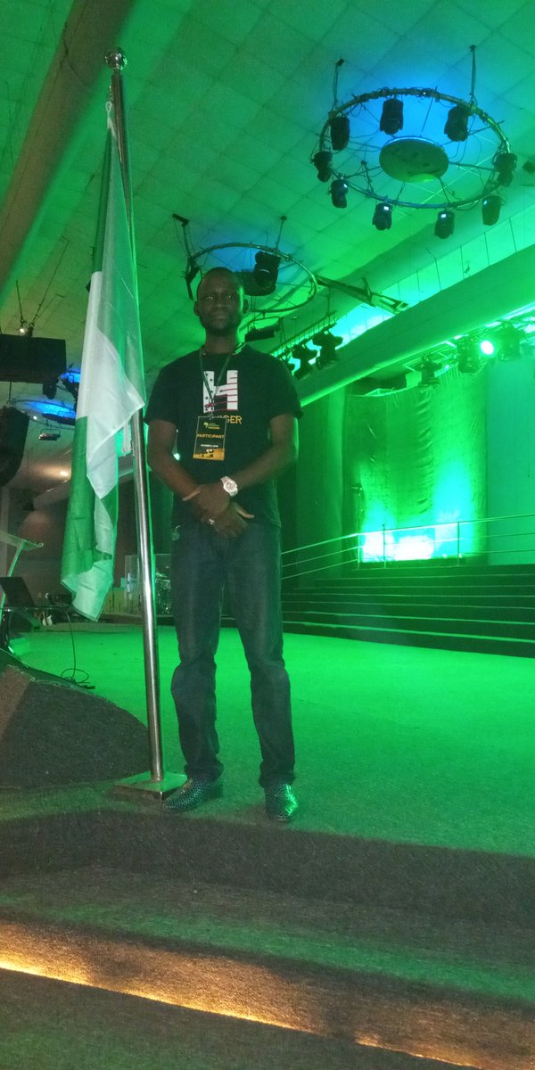 Dokogreenwealth's tweet photo. MD/CEO @Dokogreenwealth @KoloAbdulsalam with Convener of @AfricanFarmerM today at Agribusiness Africa Conference organised by @agricbusinessng in Lagos State Nigeria.
Thank you so much for this mind blowing opportunities in Agribusiness value chain.
#ABCA2019
#FARMCREDIT https://t.co/TCQqBiOqVq