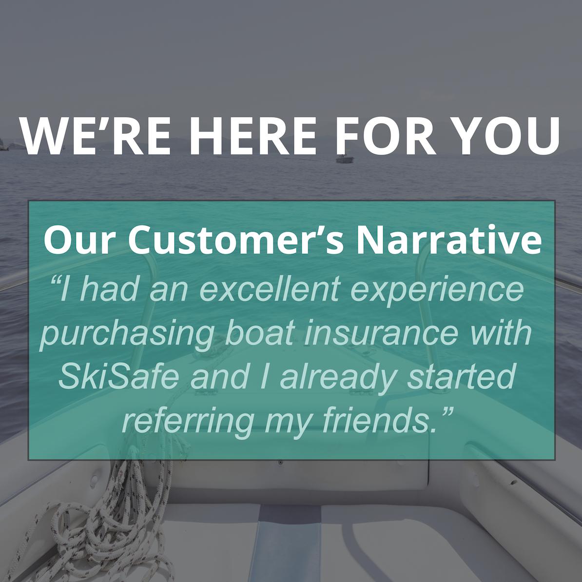 SkiSafeBoating's tweet image. "I had an excellent experience purchasing boat insurance with SkiSafe"
.
.
.
#BoatInsurance #BestBoatInsurance #CheapBoatInsurance #AffordableBoatInsurance #InsuranceCoverage #InsurancePolicy #InsuranceQuote