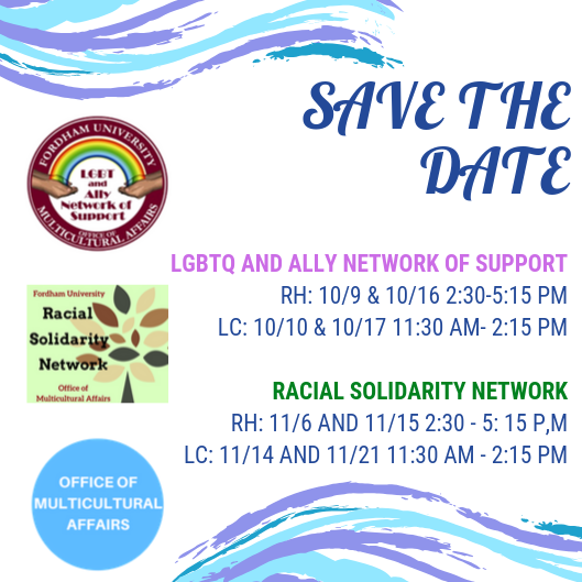 FordhamOMA's tweet photo. Save the dates for our Fall 2019 Network Series programs! To register, click this link! https://t.co/JLHUMt3LfG For more information please contact omanetwork@fordham.edu. https://t.co/nH8kq9VWd1