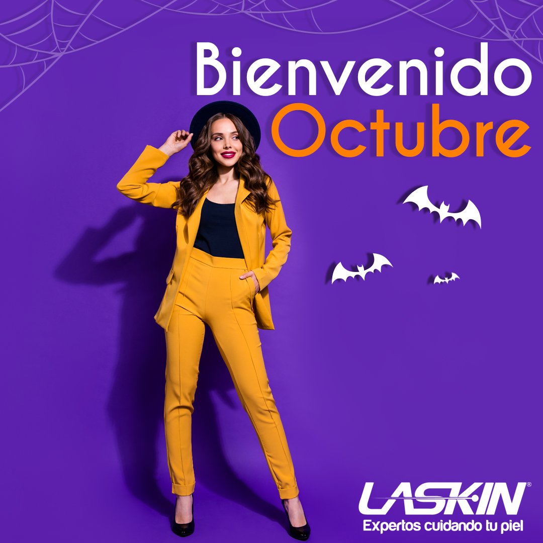 tiendalaskin's tweet photo. 👻🎃🕸 Damos la bienvenida a octubre, mes de HALLOWEEN 👻🎃🕸

Traemos para ti contenidos para el cuidado de tu piel.

🌟 Que estos 3 últimos meses del año, sean los mejores para todos 🙏🏼

#LaskinExpertosCuidandoTuPiel #Octubre #Halloween https://t.co/Ef3LyK4OML