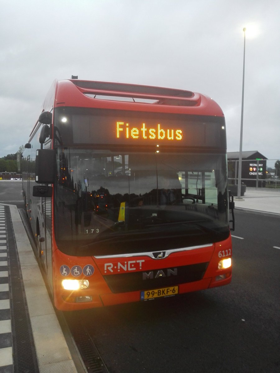 De #Keolis 6112 op Almere 't Oor met een wel hele merkwaardige bestemming...
