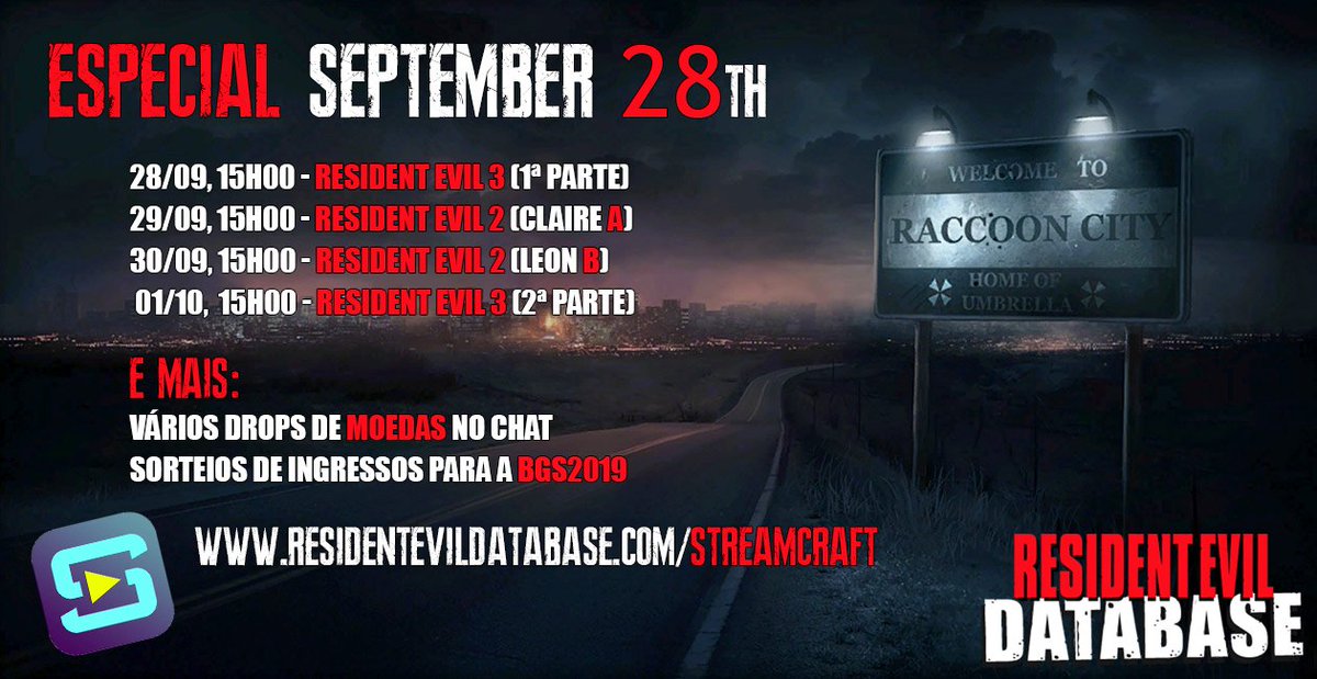 StreamCraftHQ (@streamcrafthq) on Twitter photo Today's the last day of <a href="/residentevildb/">Moni | Database (モニ)</a>'s special #ResidentEvil event - make sure you check it out, she's giving away StreamCraft Coins AND tickets to #BGS! 🤯
streamcraft.com/user/residente… Today's the last day of <a href="/residentevildb/">Moni | Database (モニ)</a>'s special #ResidentEvil event - make sure you check it out, she's giving away StreamCraft Coins AND tickets to #BGS! 🤯
streamcraft.com/user/residente…