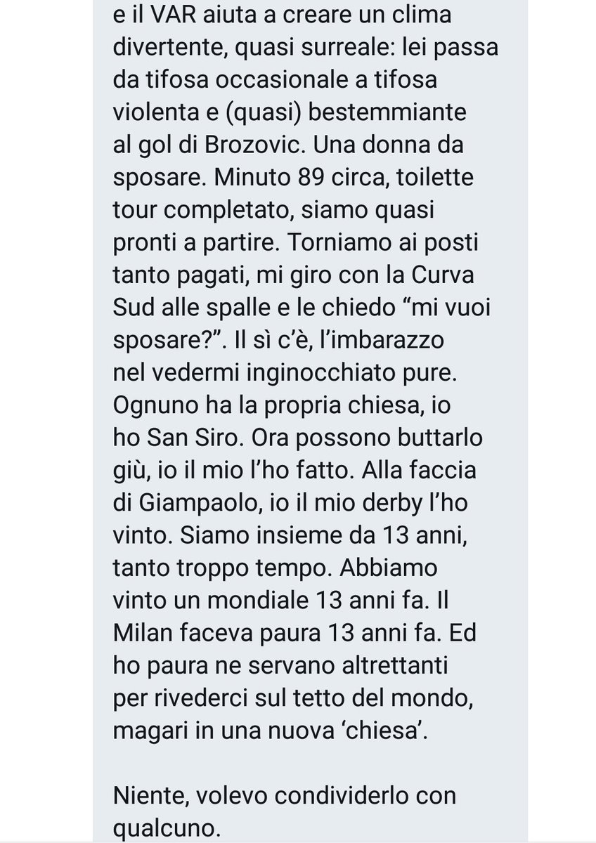 Vero amore.