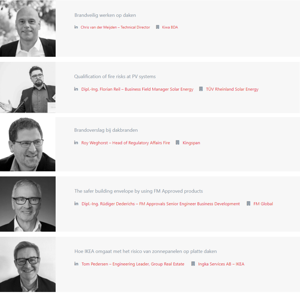 FireSeminar's tweet photo. Dinsdag 8 oktober is het Fire Seminar 2019 bij de VNAB in R'dam. Met mooie sprekers van Kiwa, TÜV Rheinland Group, FM Global en Ingka Group. Wilt u meer weten over #brandveiligheid op platte daken en heeft u zich nog niet aangemeld? Doe dit dan snel via https://t.co/F30d9Lr7Wu https://t.co/oIE17OrbuT