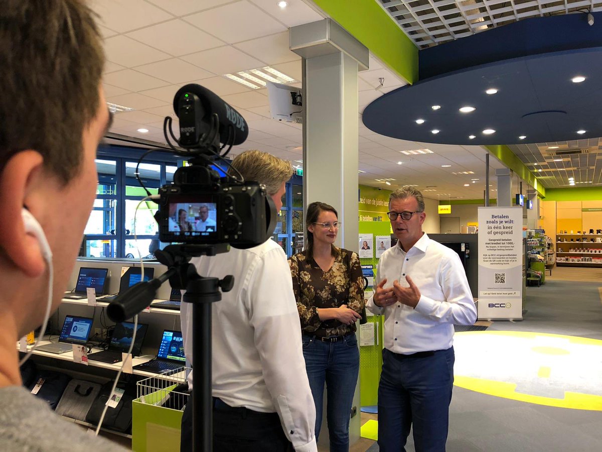 Opnames voor de nationale recycle week #heelhollandrecyclet #thuiswinkel #rnd #technieknederland #circulareconomy