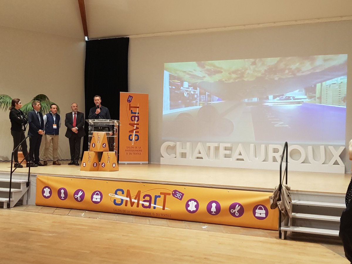 IndreMedef's tweet photo. Nous étions ce matin au #SMarT36 qui nous a permis de découvrir les métiers de la #maroquinerie et du #textile, tremplin à l'emploi dans notre département de l'#Indre ! #madeinFrance #Mode
cc @Chateauroux36 @cci_indre @Prefet36 et Patrick HERVIER ! 🤩👏👏 https://t.co/3KqPaJpmsF