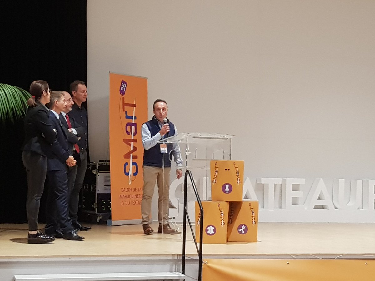 IndreMedef's tweet photo. Nous étions ce matin au #SMarT36 qui nous a permis de découvrir les métiers de la #maroquinerie et du #textile, tremplin à l'emploi dans notre département de l'#Indre ! #madeinFrance #Mode
cc @Chateauroux36 @cci_indre @Prefet36 et Patrick HERVIER ! 🤩👏👏 https://t.co/3KqPaJpmsF