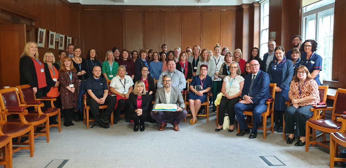 TraffordLCO's tweet photo. It's official! Today we got together with staff and partners at Trafford Town Hall as @Saratodd16 and @MichaelMcCourt1 signed the Section 75 agreement to create @TraffordLCO. Great to hear from elected members, @TraffordCCG and others about the joint working to make this happen. https://t.co/IaOGmdzq6W