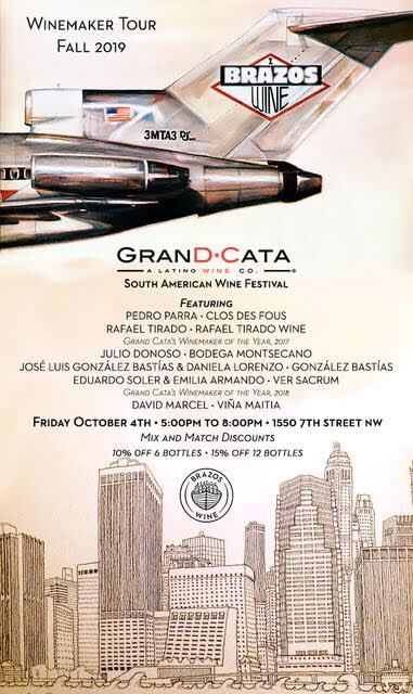 THIS FRIDAY! South American Wine Festival featuring six winemakers from Argentina 🇦🇷 and Chile 🇨🇱 !

Over 15 expressions of low intervention “natural” wines will be poured. Stop by to meet and taste with the producers. See you soon! 

#grandcatalife
