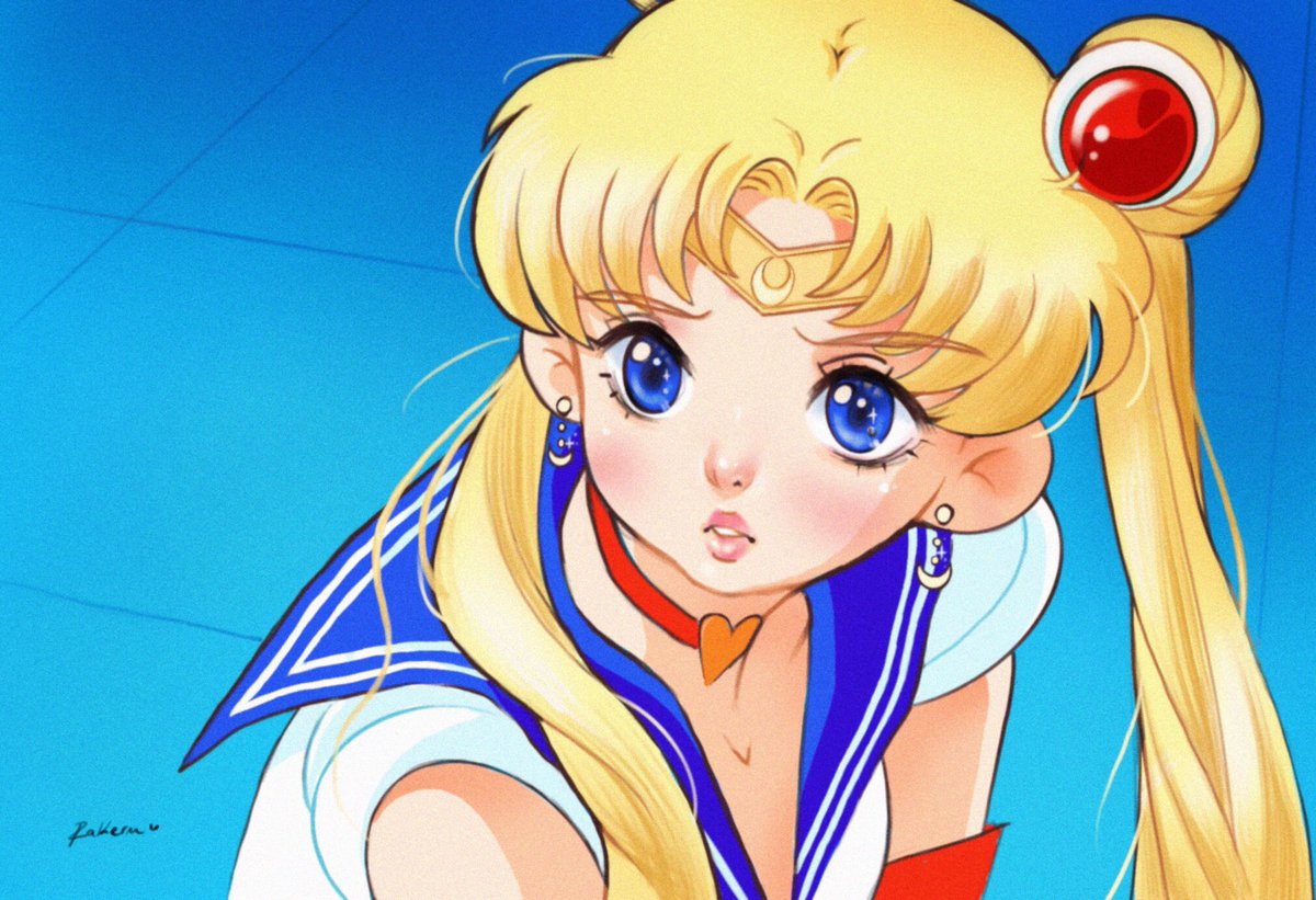 80s 90 Anime Girl Sailor Moon Characters Aesthetic