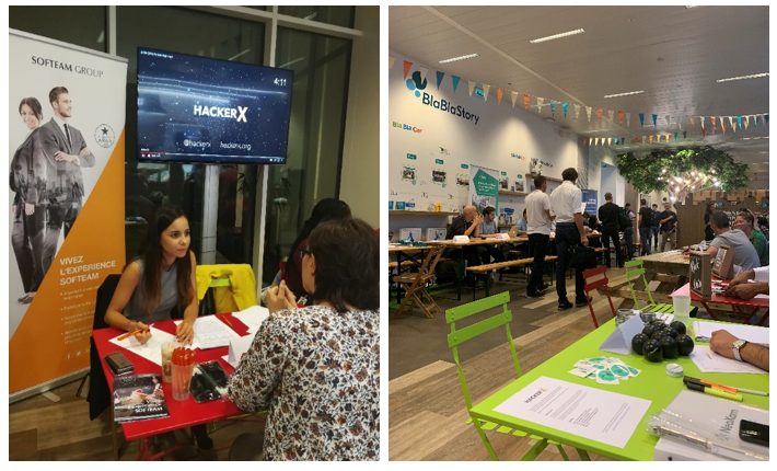SofteamGroup's tweet photo. Retour sur la soirée @HackerX au sein des locaux de @Blablacar où #SOFTEAMDigital était présent pour recruter ses futurs #talents #dev 😉. Au programme : rafraichissement, #networking et #speeddating. #SOFTEAMrecrute #TeamSofteam #WorldEvent #careers 🚀 https://t.co/4f9iLRyY3f