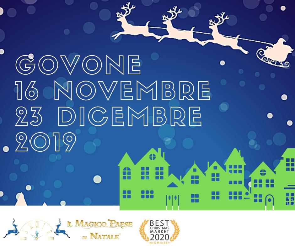 Dal 16.11 al 23.12 torna la MAGIA a #GOVONE per grandi e piccini con tante novità, appuntamenti e sorprese. Quest'anno il Magico Paese di #natale è candidato come #EuropeanBestChristmasMarket e il sito è tutto nuovo, scoprilo qui: magicopaesedinatale.com #MPN2019