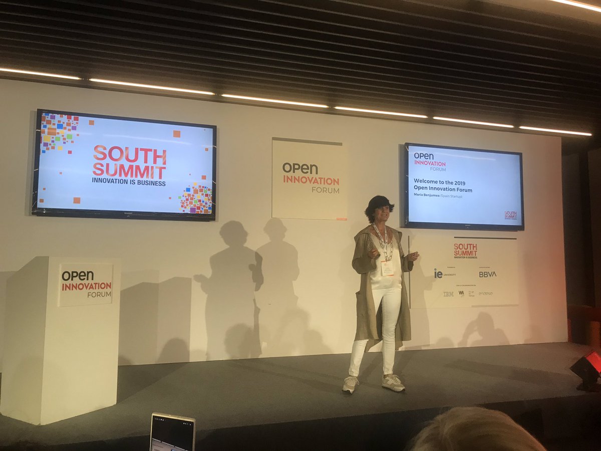 <a href="/AckermannInt/">AckermannInt</a>  con <a href="/mbenjucv/">Maria Benjumea</a> arrancando el  <a href="/south_summit/">South Summit</a>  Open Innovation Forum.  The game has changed! y necesita talento....