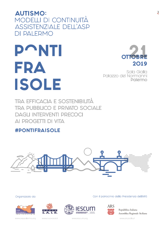 stateofmindwj's tweet photo. Ponti fra Isole: il 21 Ottobre, a #Palermo, il convegno "Autismo: modelli di continuità assistenziale dell’ASP di Palermo". Un EVENTO GRATUITO, un confronto aperto e puntuale con esperti e studiosi del settore. PARTECIPA ANCHE TU! 
https://t.co/JaRkc35fTu #Autismo #PontiFraIsole https://t.co/6ndmh7UASJ