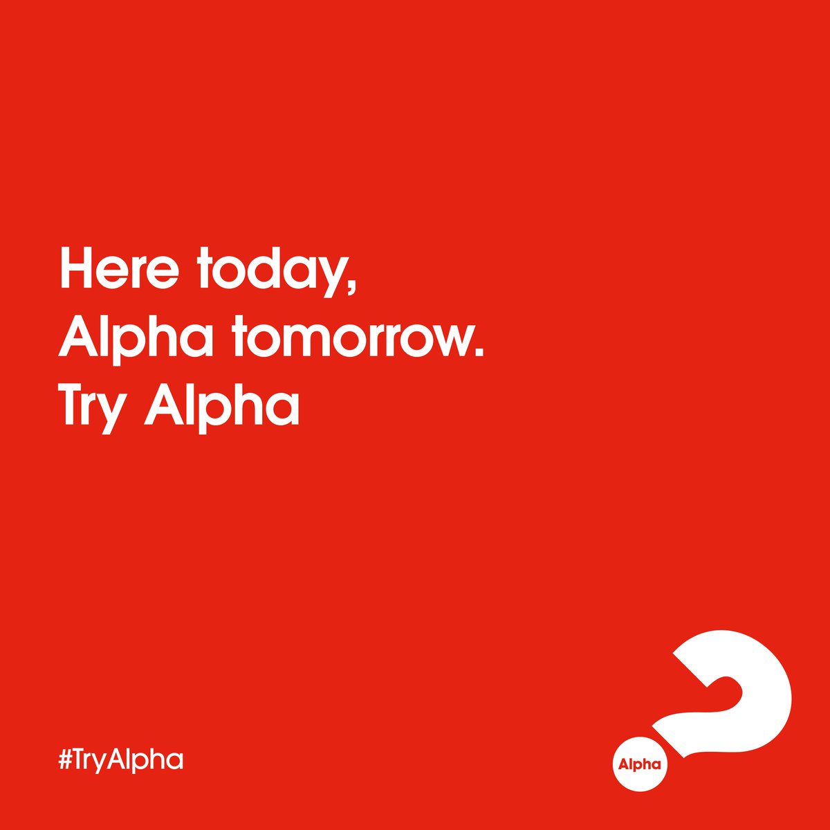 Alpha continues tomorrow
10:30am in Crow Coffee
7:00pm in St John's Church Hall

stjohnscrawley.com/alpha
#stjohnscrawley #alpha #tryalpha