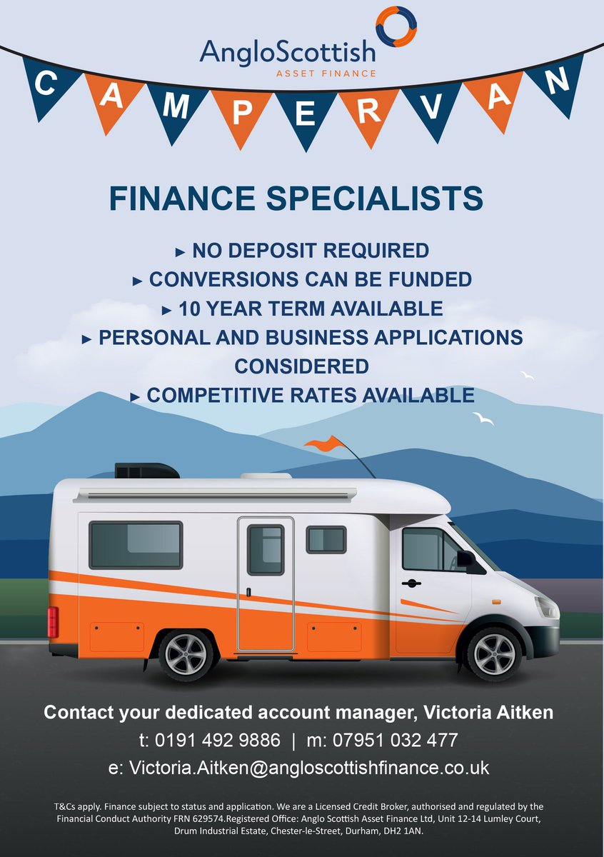 vicaitkenASAF's tweet photo. Finance for you or your customers next adventure #vanlife #vwbus #Campervan #finance #adventures https://t.co/Ikc6R2dB7Y