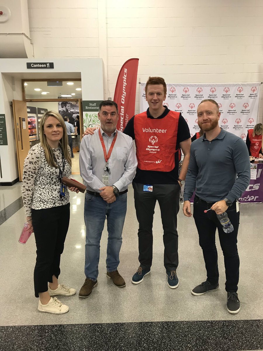 <a href="/shanemwalsh/">Shane Walsh</a> <a href="/DellTech/">Dell Technologies</a> <a href="/SOIreland/">Special Olympics Ireland</a> @AongusatDell <a href="/Colman_OFlynn/">Colman O'Flynn</a> <a href="/Bob_Savage1/">Bob Savage</a> <a href="/SO_Munster/">Special Olympics Munster</a> @jellytotone <a href="/siobhandrew/">Siobhan Drew</a> Thanks to <a href="/shanemwalsh/">Shane Walsh</a> today for his insight into the great work that goes on with <a href="/SOIreland/">Special Olympics Ireland</a>. Another 4 volunteers signed up!! <a href="/Jimmurphy1970/">Jim Murphy</a> <a href="/Dininho3/">Harry Dineen</a> #iwork4dell
