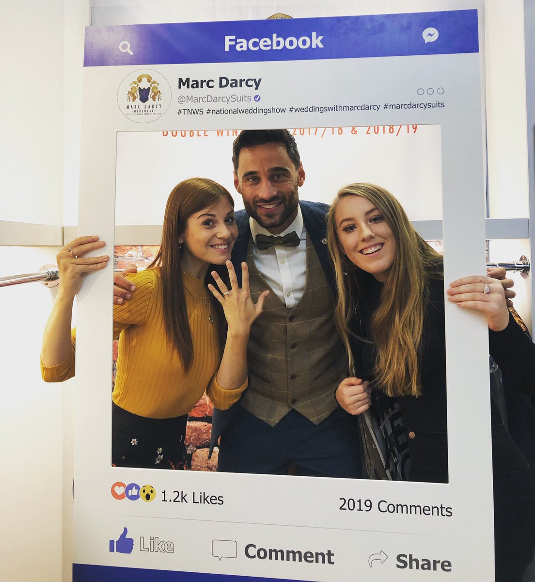 Alixharrowe's tweet photo. @marcdarcysuits when will you announce the winner of the suit competition? I’ve 10 groomsmen to dress so need to figure out if they will all get suits or if some will be replaced by this dapper chap! https://t.co/1UK9N9m5n6