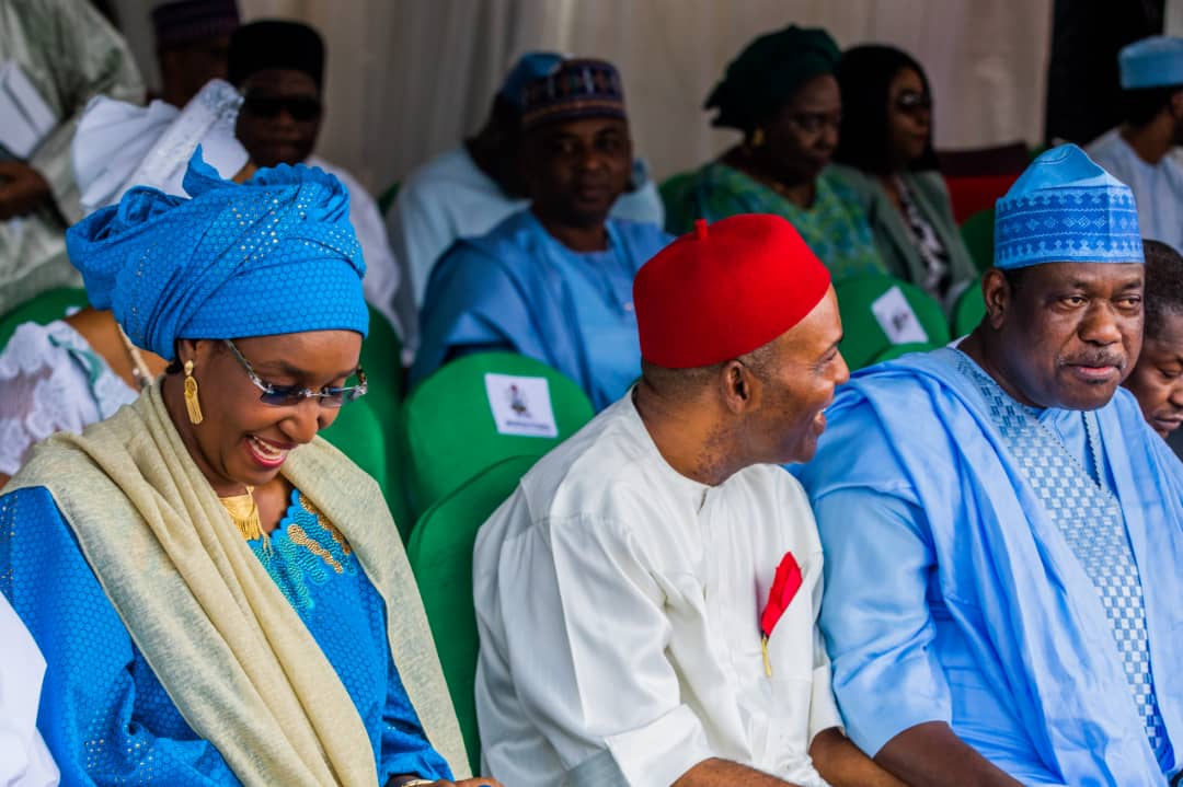 Sadiya_farouq's tweet photo. Independence Day celebrations at the Presidential Villa, Abuja. #NigeriaAt59 🇳🇬 #NigeriaIndependenceDay https://t.co/vp7sLCaXAn