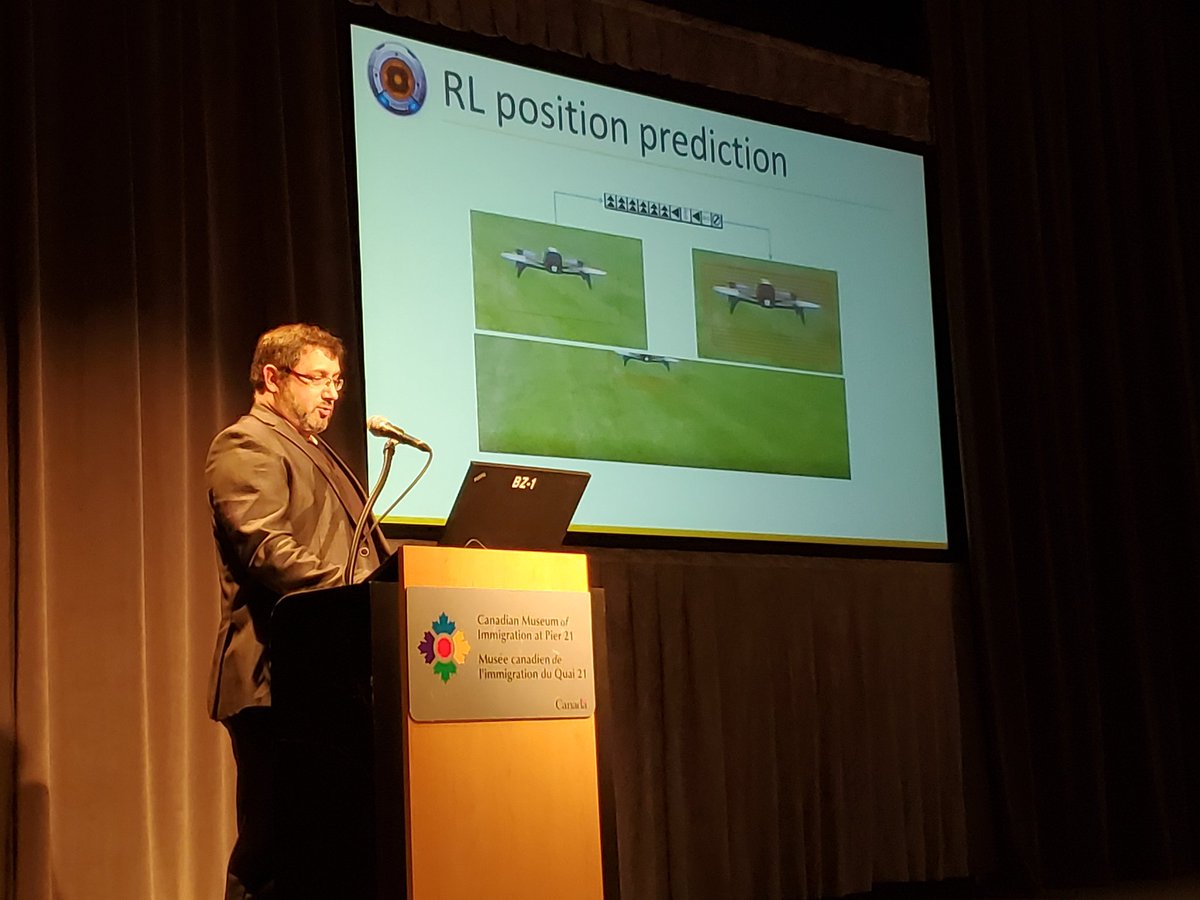 SBAtlantic's tweet photo. Just heard from Mathieu about @UMoncton focus on drone technologies, super resolution imaging, and crowd behavour research. #Connector2019 https://t.co/btMaUsO2lJ