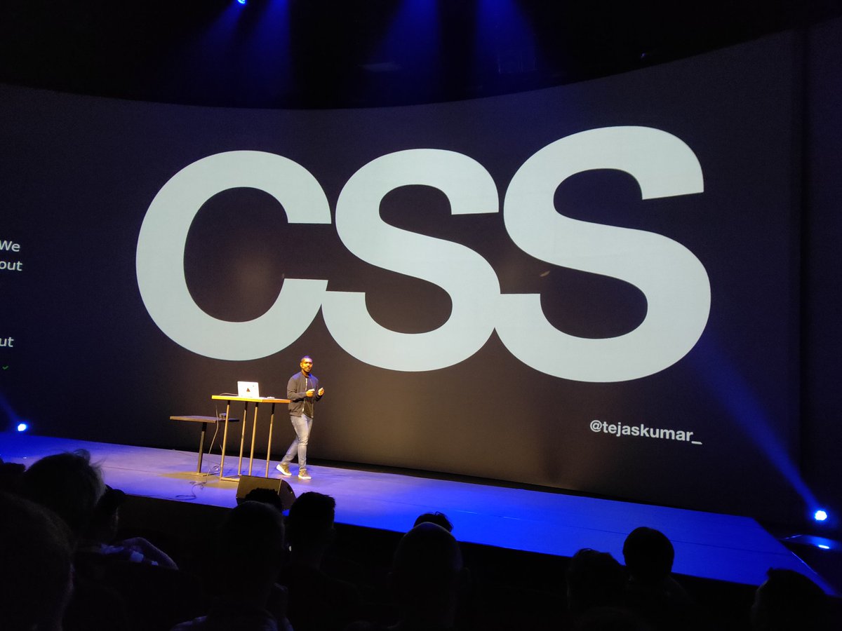 hj_chen's tweet photo. hearing @TejasKumar_ speak about #css is one of the most delightful experiences ever ❤️
u can literally feel the love emanating from a mile away
#ViewSourceConf https://t.co/0HDNcBHIJ0