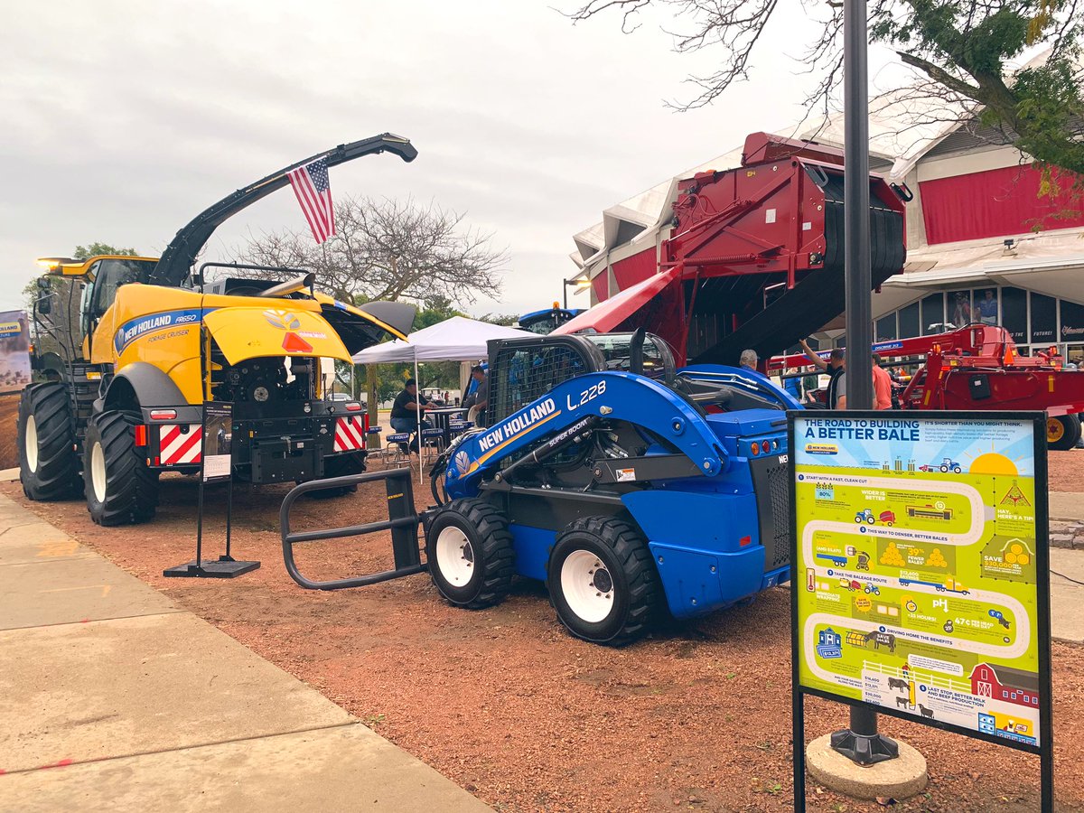 NHAgriculture's tweet photo. We’re talking better nutrition through better hay and forage production at the World Dairy Expo this week. Here? Come see us at booth TM-C! #WDE19 https://t.co/F4XKFDBjhz