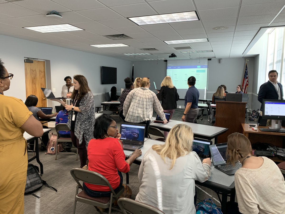 TechySewell's tweet image. We’re having a blast with our Elementary EdTech Leadership Community members! #TCSLearns #TCSTech @quizlet Live &amp;amp; It Takes Two (Icebreaker) has brought out everyone’s personalities! Great way to start the day!