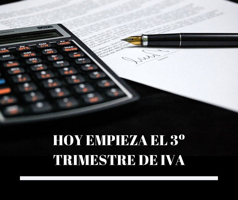 C2M_CONSULTORIA's tweet photo. ¡¡Buenas tardes!!
Os recuerdo que hoy comienza el tercer trimestre de IVA y tiene de plazo hasta el 20/10.
⬇️
#c2m #contabilidad #consultoria #asesoria #tributario #juridico #laboral #trimestre #IVA https://t.co/fMYjgrTzxx