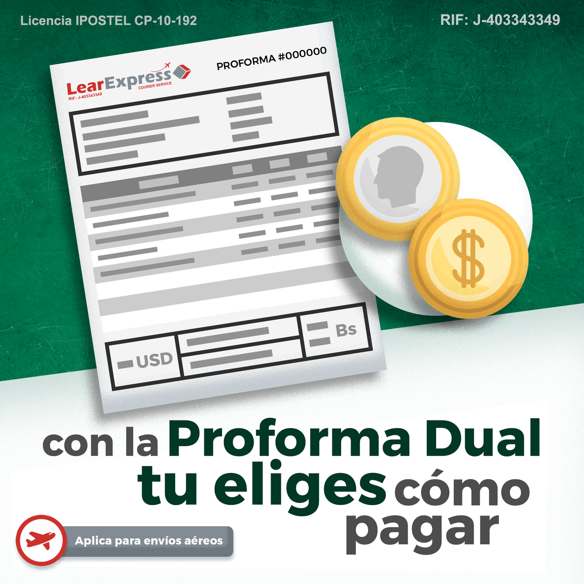 LearExpress_Ve's tweet photo. Al generarse tu envío como #PagoDestino se reflejará el monto en bolívares y dólares, de esa manera podrás escoger como cancelar. https://t.co/n1lXNTme0N

#LearExpress #LearTips #Servicio #Envíos #Courier #Paquetería #USA #Venezuela #Caracas  #Agencias https://t.co/kEFnvvbxem