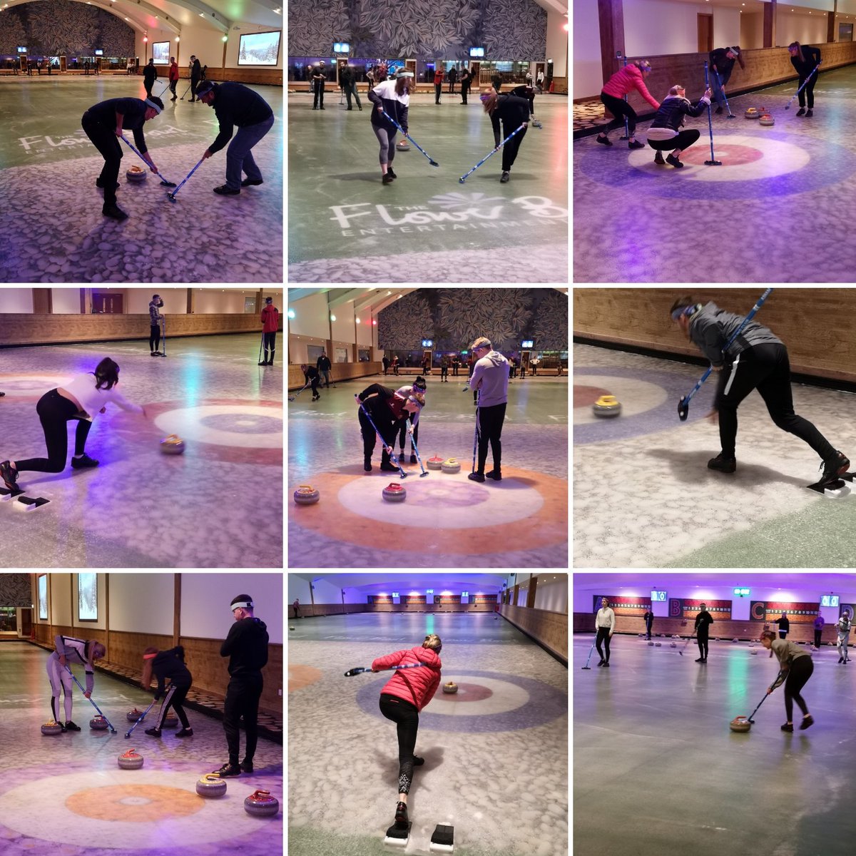 mgswainson's tweet image. Great activity day out #curling @TheFlowerBowlEC with our new @LU_SportsExSci @LancasterUni students. Something new, something different, lots of banter, teamwork and some healthy competition of course! Thanks to @DrSarahPowell1 for organising 👍🏻 
#PerformancePerfected