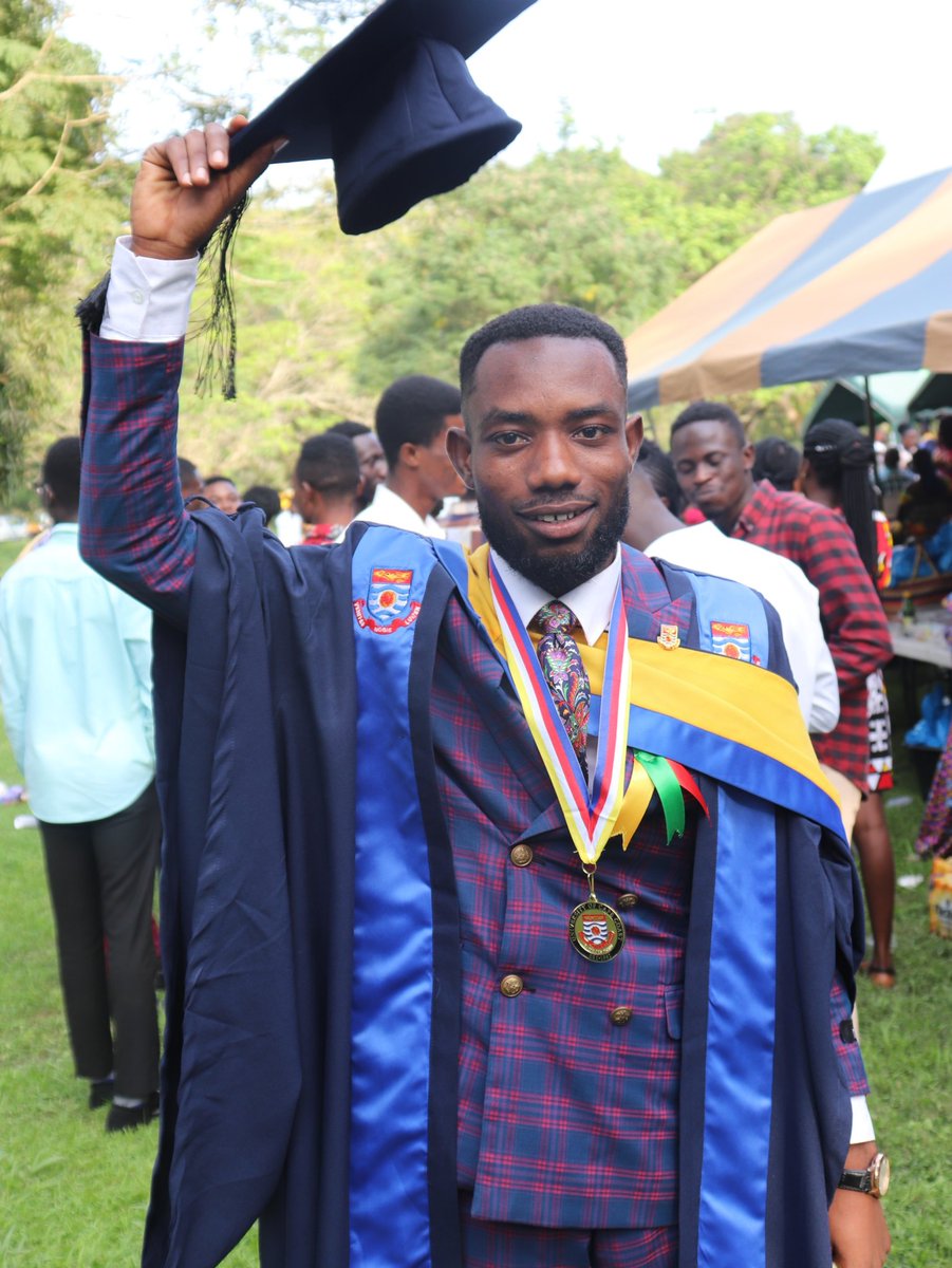 shadrackamankw1's tweet photo. You never fail until you stop trying!
The journey hasn't been easy but God saw us through.
#UccGraduates #CapeCoast #SuccessStories https://t.co/ToYQkccwL1