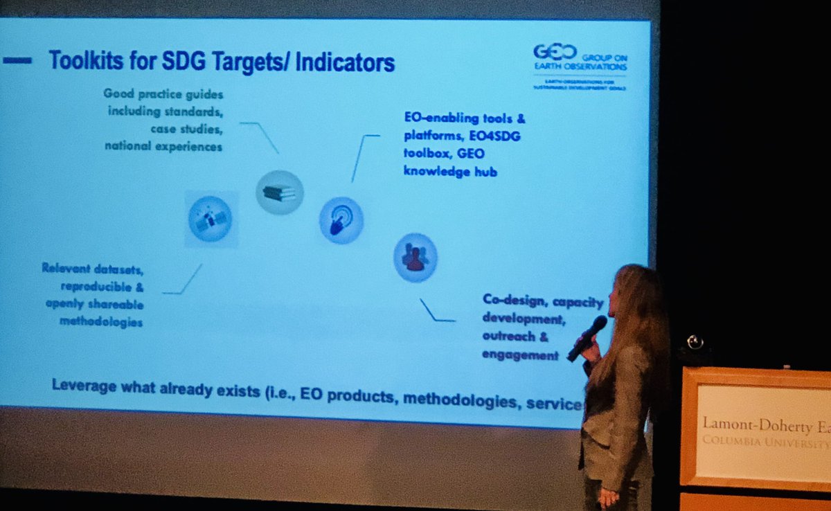 Steven_Ramage's tweet photo. @argie_kavvada from @EO4SDG presenting on the #SDGToolkit with focus on capacity development #HPF19 https://t.co/VtBmcFT5zd