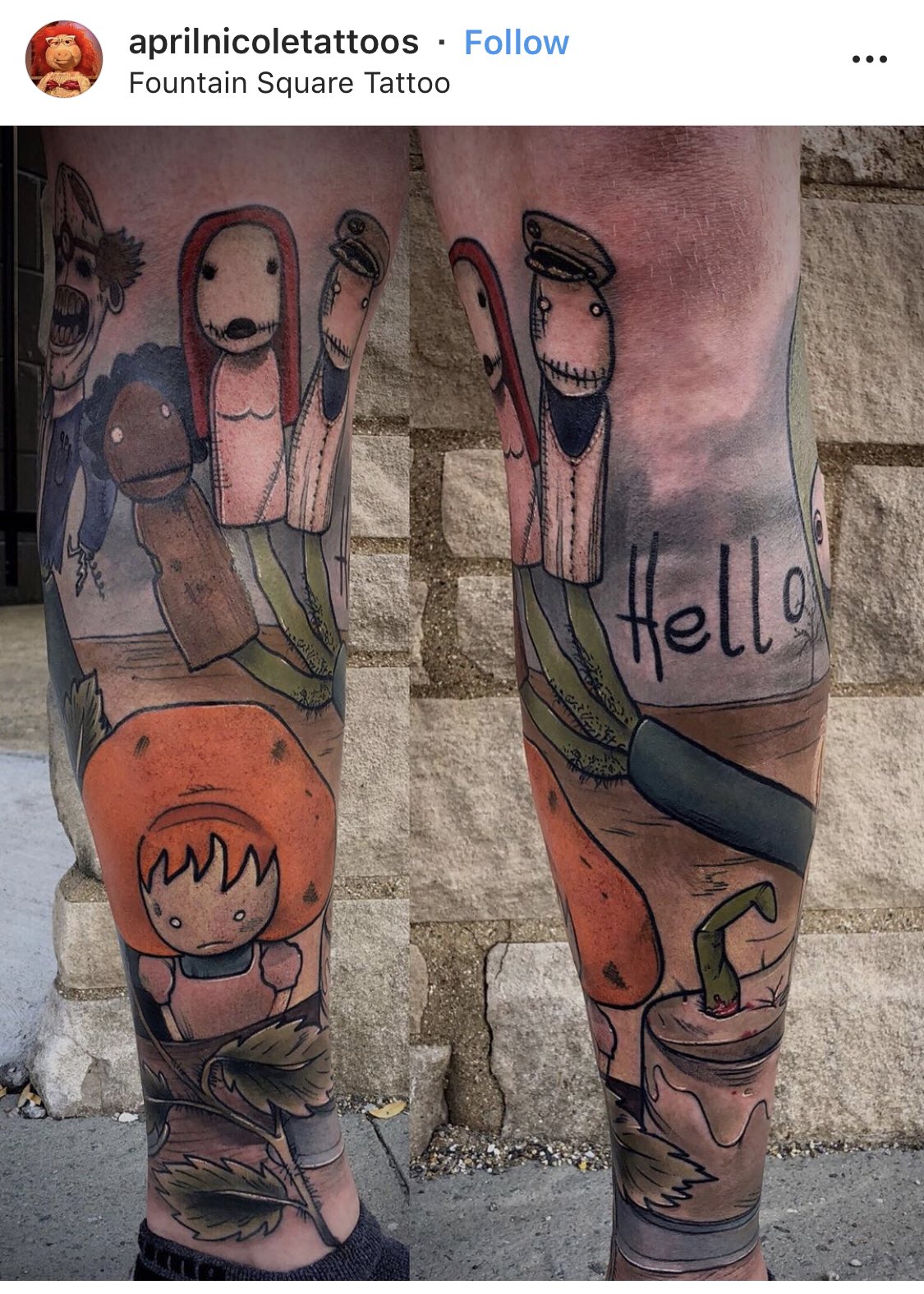 Tattoo uploaded by Frankie Sketch  Salad Fingers Banger  Tattoodo