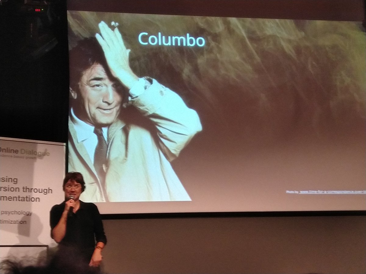 wilte's tweet photo. Tips for user testing
Echo (repeat last word)
Boomerang (return the question)
Columbo (pretend to be stupid)
#ddtt @els_aerts https://t.co/REePPepWS6