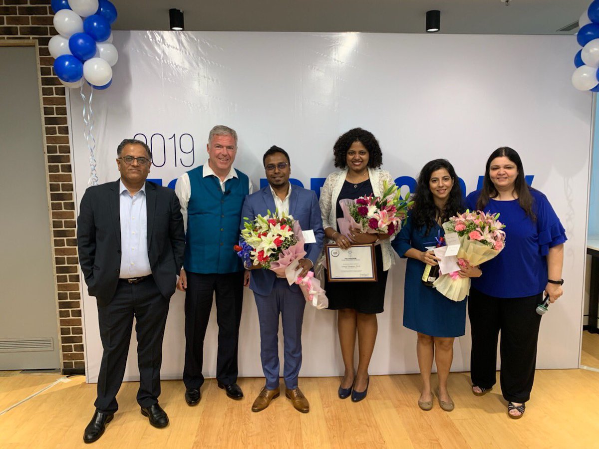 Edelman_India's tweet photo. Happy Founder’s Day to our colleagues across the world. Our common values & culture inspire us to be not just the biggest but the best everyday @mj_harrington shared some truly inspiring & humbling stories of our Founder Dan Edelman & celebrated our Culture winners #Edelman67 https://t.co/cXc3aPmhKu