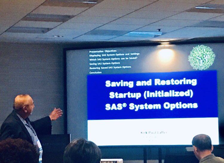 zeketorres1's tweet image. The right Option is a #SAS Option topic by #SASUser #SASNerd @KirkPaulLafler at #mwsug. And soon at #scsug even later webinar for #wcsug! #SASGF 2020 is another place to find great speakers/topics on #BigData #ai #ml #sql #SASMacros #SASViya #SASCommunities Have a Gr8 week!