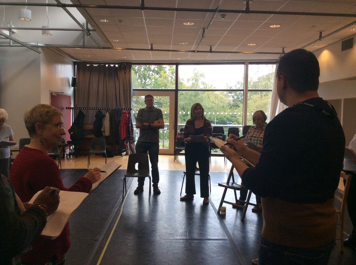 We're celebrating #InternationalDayOfOlderPersons with our Ages and Stages in rehearsal with director <a href="/BrynHolding/">Bryn Holding</a> preparing for their <a href="/LiveAgeFestival/">Live Age</a> performance on Friday
