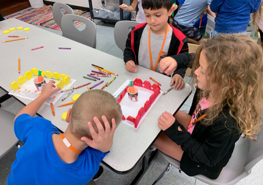 CandaceStyers's tweet image. How can I design &amp;amp; build a shape fence that will trap creepy carrots? @TuttleTerrapins #creepycarrots #iteachsteam